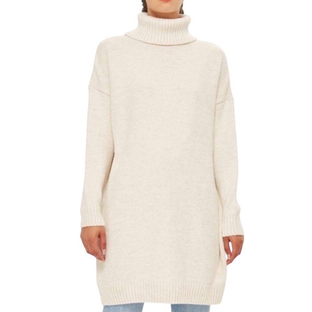 Topshop Turtle Neck Sweater Dress/Tunic